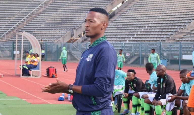 Matome Mathiane on the bench for Marumo Gallants
