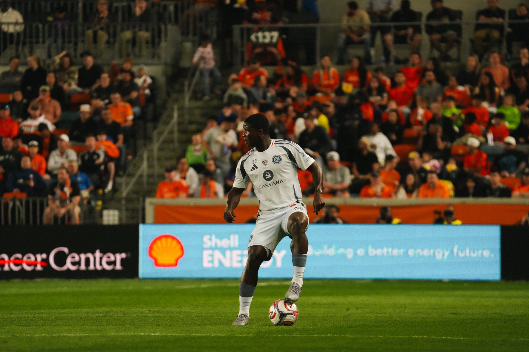 Mbekezeli Mbokazi in action for Chicago Fire FC