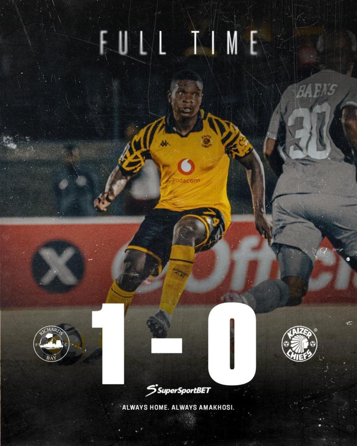 Nkanyiso Shinga playing for Kaizer Chiefs