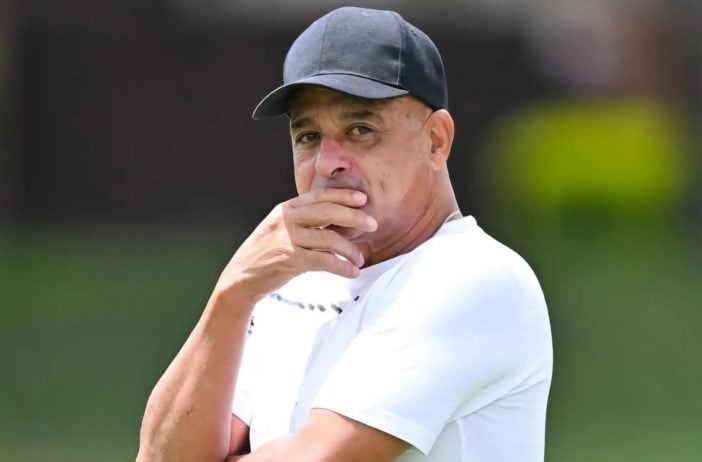 Owen Da Gama looking at the Camera during a training session.