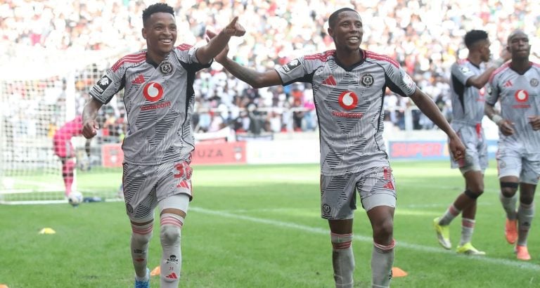 Relebohile Mofokeng with Orlando Pirates