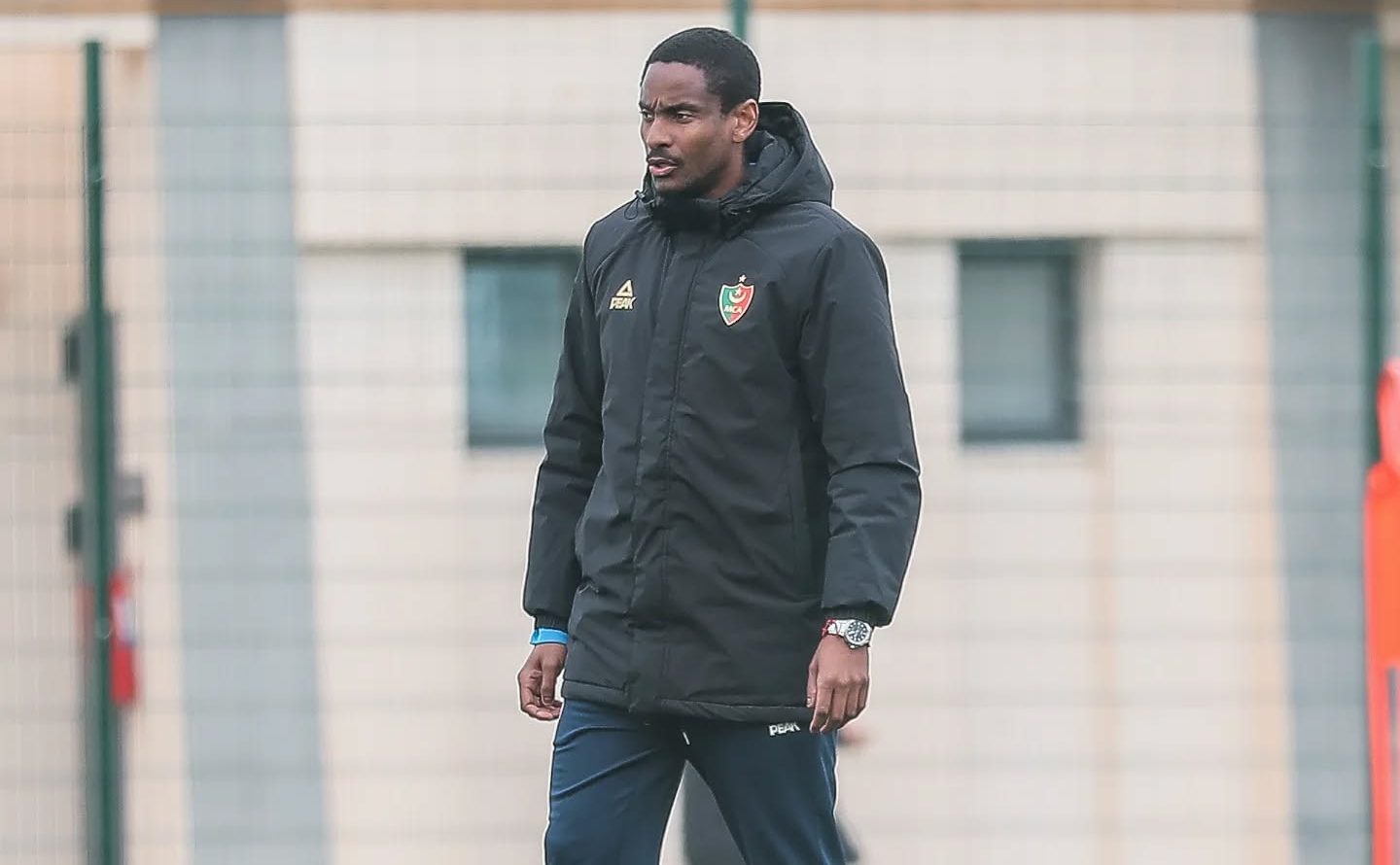 Rulani Mokwena during a session at MC Alger