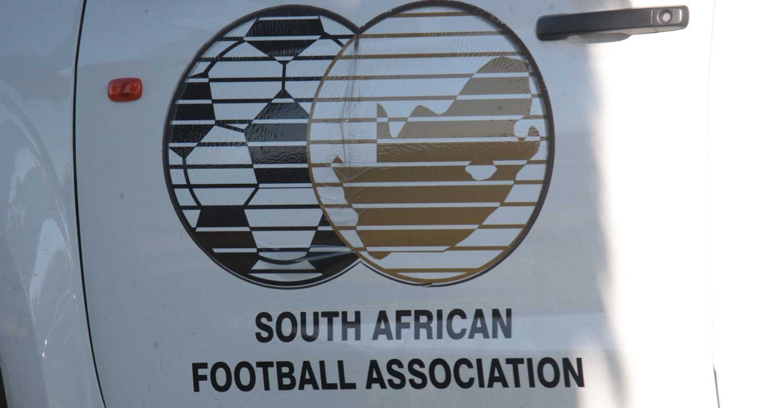 The SAFA logo displayed during the ABC Motsepe League national playoffs