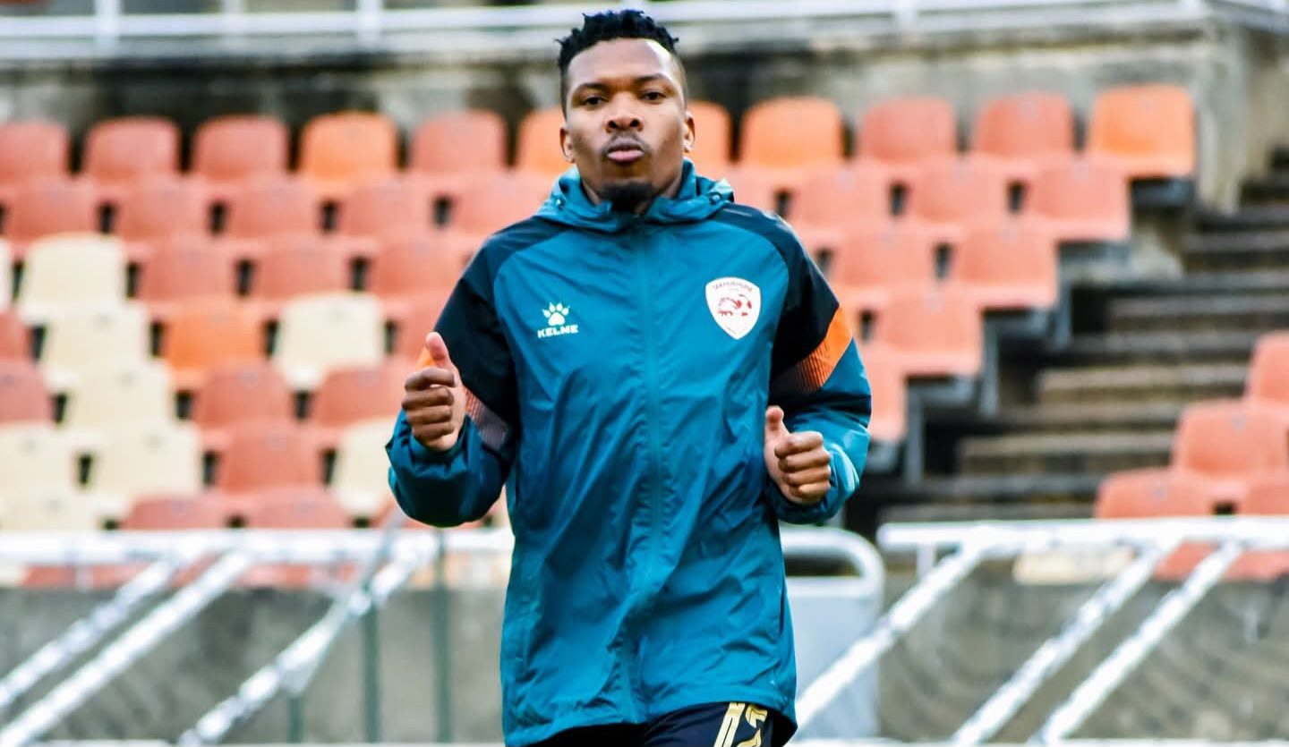 Shaune Mogaila during a training session with Sekhukhune United.