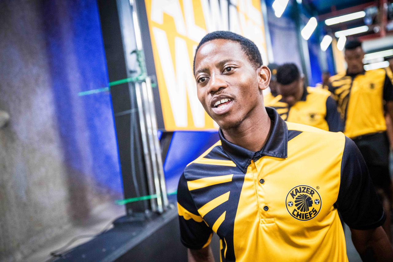 Thabo Cele of Kaizer Chiefs before a game