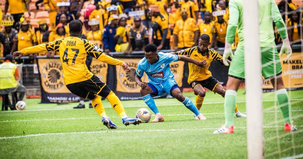 Wandile Duba with Kaizer Chiefs