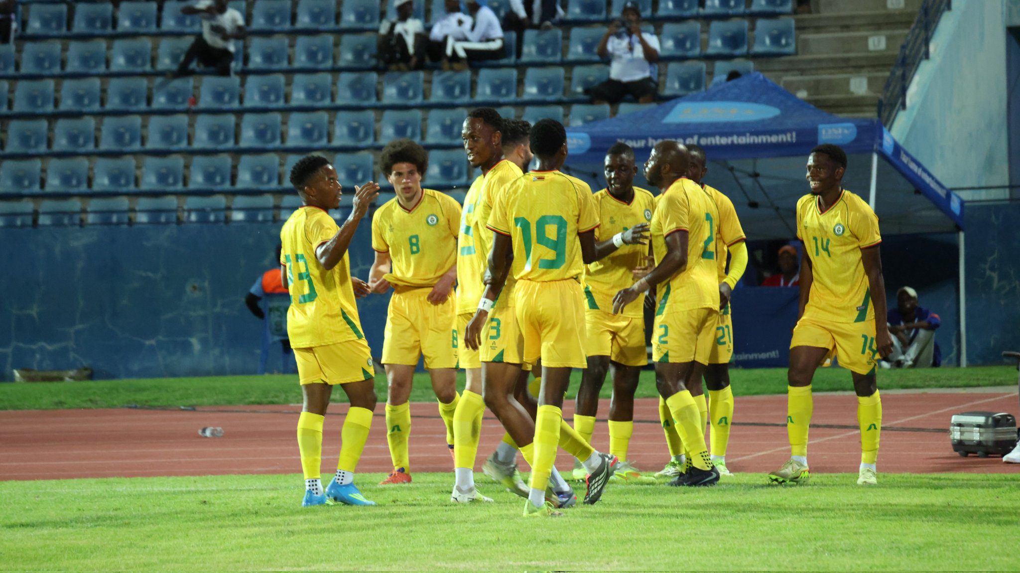 Zimbabwe Warriors after winning their Mukuru Four Nations tournament in Francistown, Botswana