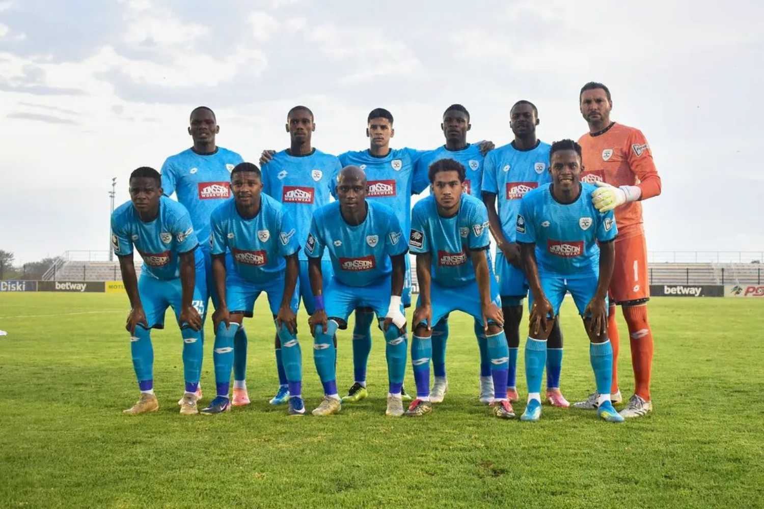 Durban City starting line-up against Magesi FC at Seshego Stadium