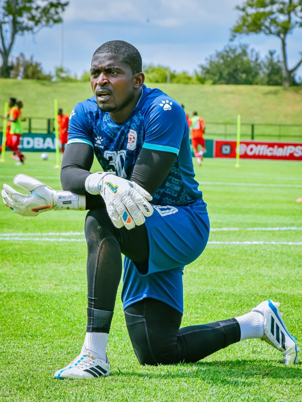 Equatorial Guinea international goalkeeper Manuel Sapunga of Sekhukhune United