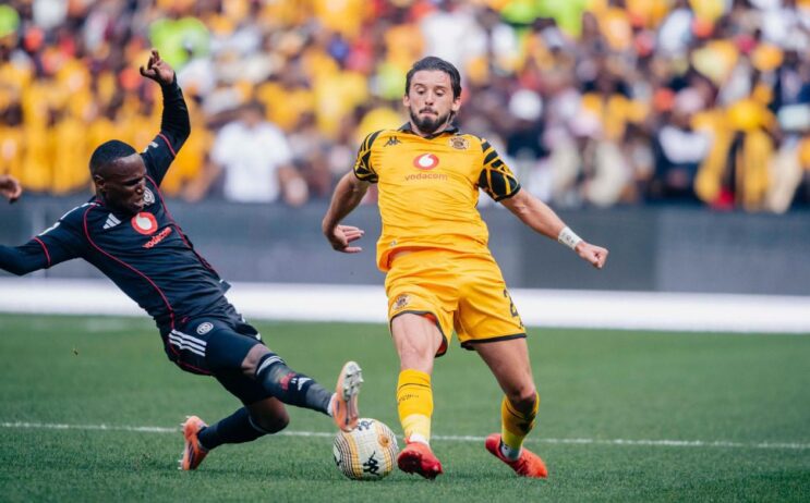 Ethan Chislett of Kaizer Chiefs in action