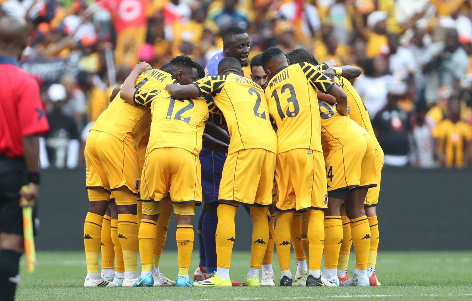 Kaizer Chiefs players ahead of their first Soweto Derby against Orlando Pirates