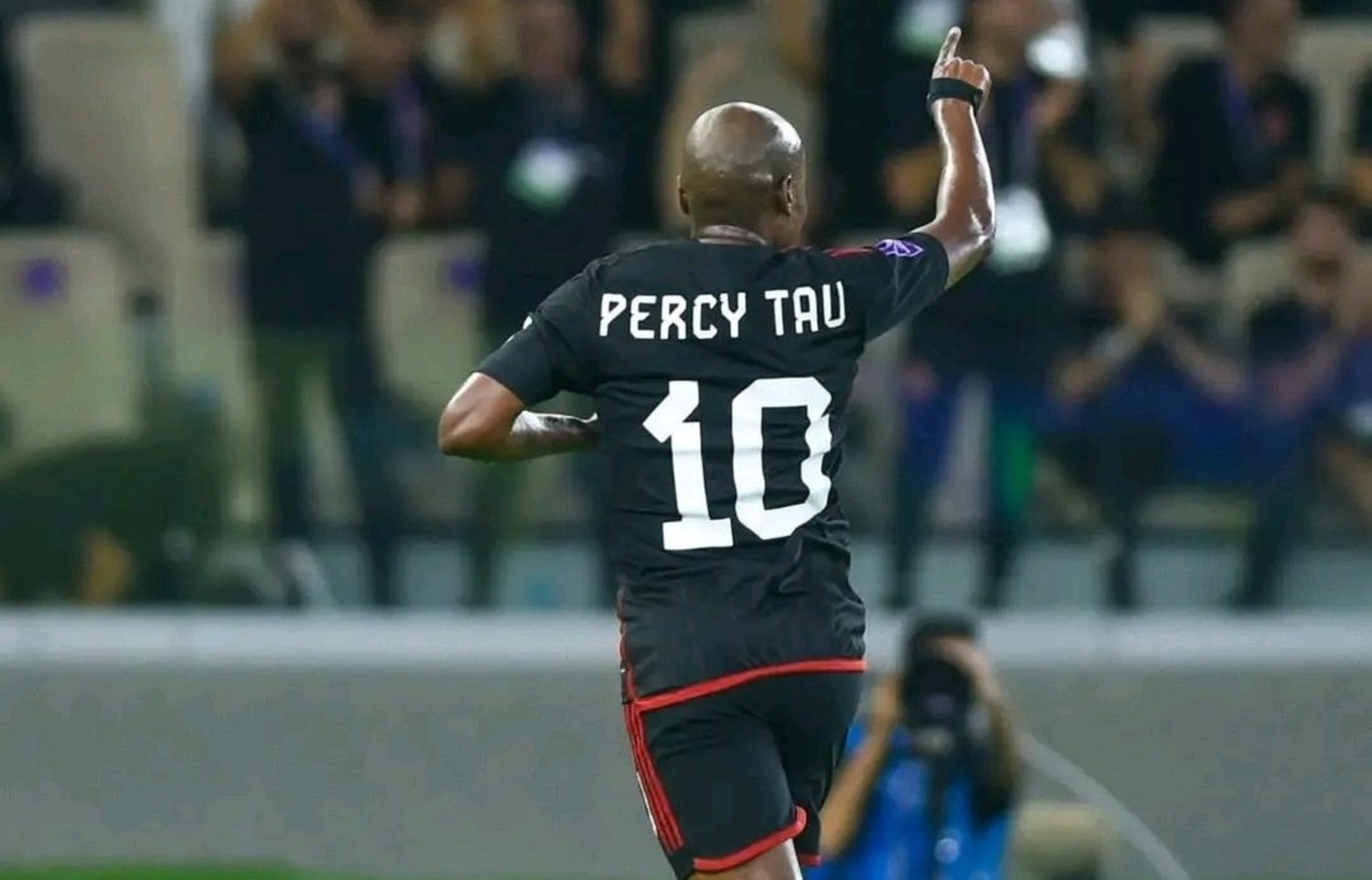 Percy Tau during his time at Al Ahly