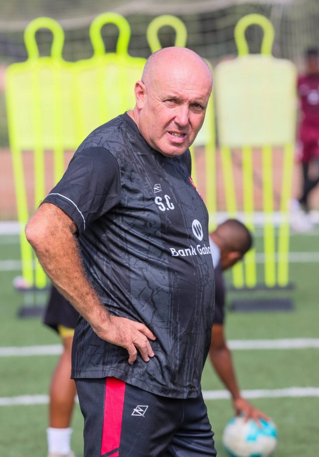 Sean Connor coaching at Gaborone United