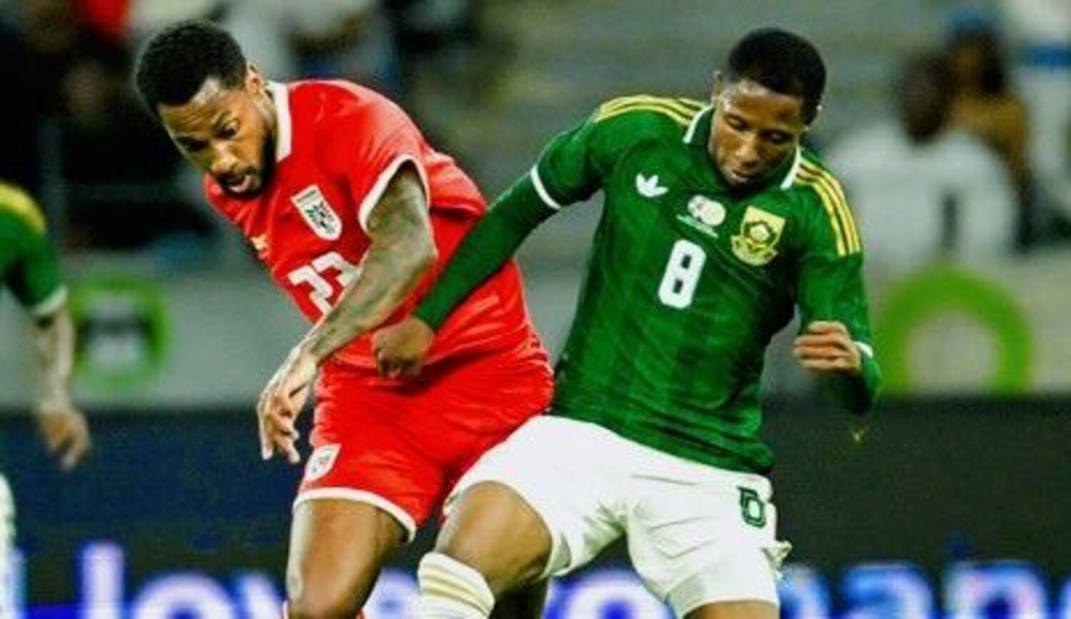 Tshepang Moremi in action against Panama