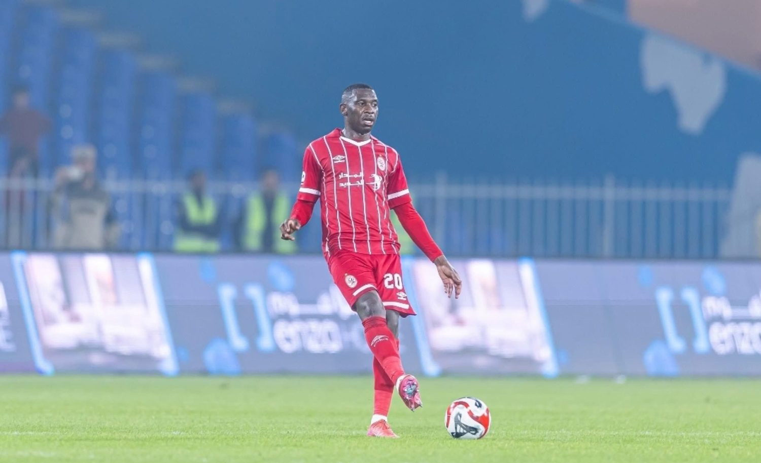 Tumisang Orebonye in action for Al-Ittihad SC