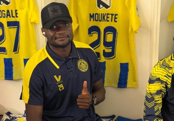 Cameroonian striker Fils Ndou Moukete Simon Ngoh at Casric Stars