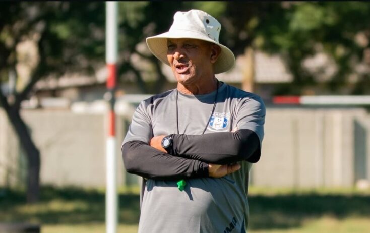 Magesi FC head coach Allan Freese during a training session