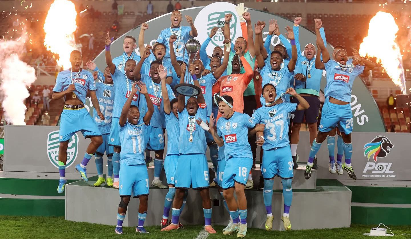Durban City celebrates Nedbank Cup win against TS Galaxy