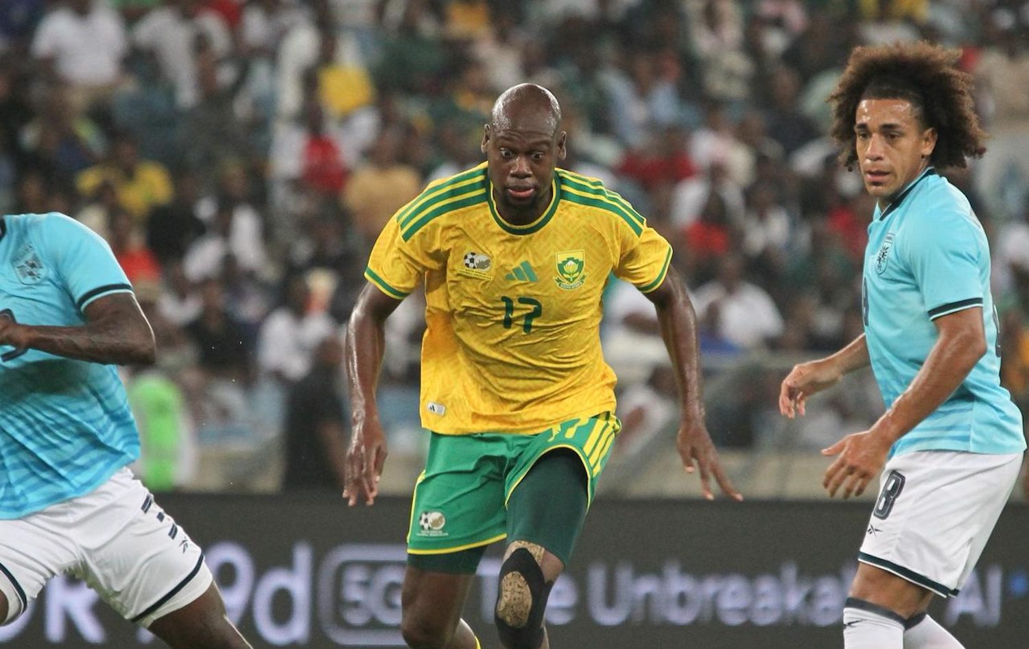 Evidence Makgopa in action for Bafana Bafana against Panama