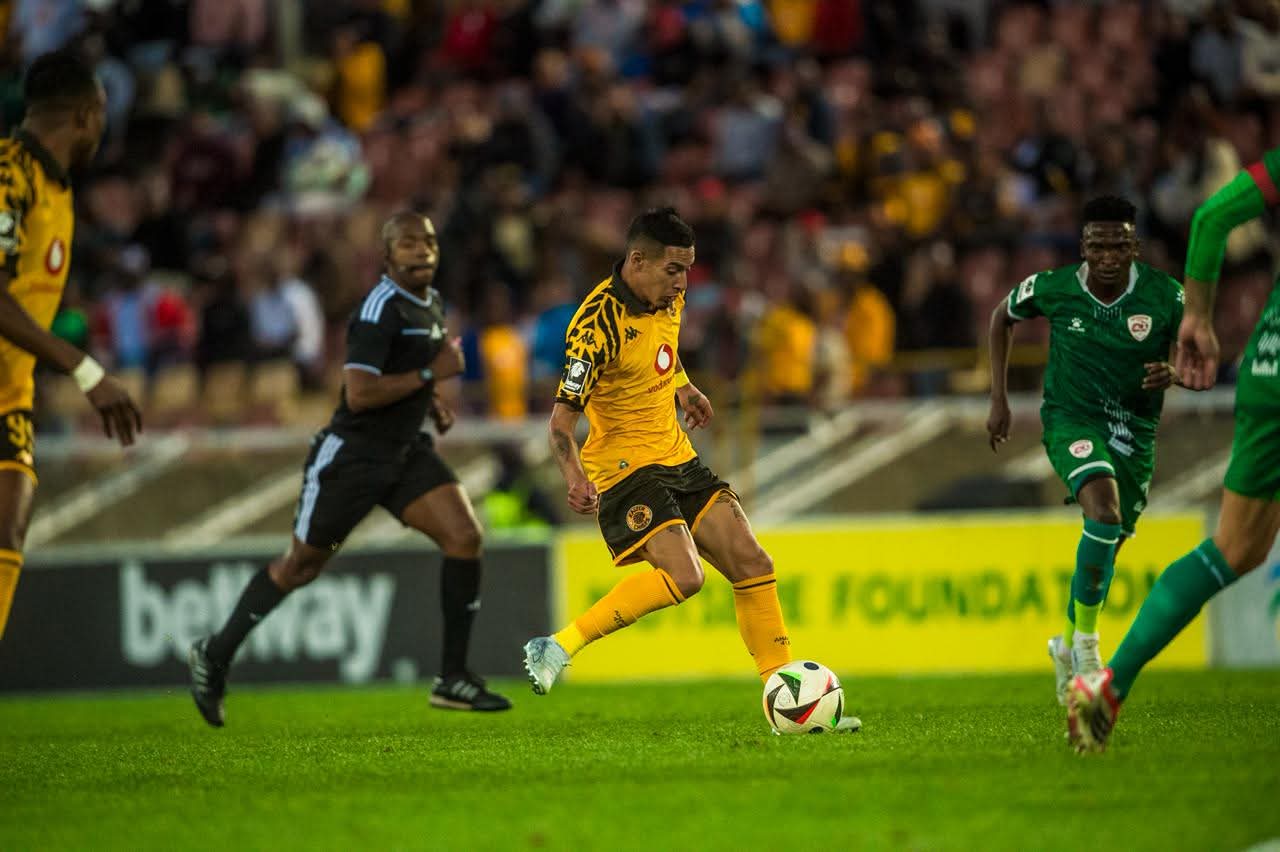 Gaston Sirino in action for Kaizer Chiefs against Sekhukhune United.