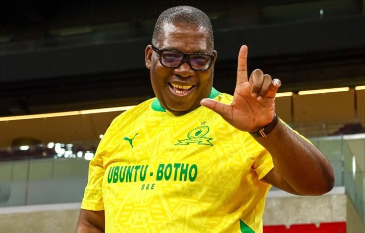 Gauteng Premier Panyaza Lesufi in Morocco for the CAF Champions League final second leg clash between AS FAR and Mamelodi Sundowns