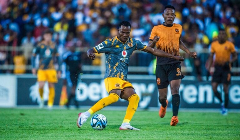 Glody Makabi Lilepo of Kaizer Chiefs in action