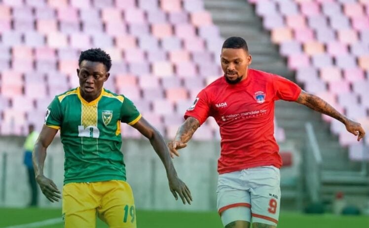 Golden Arrows against Chippa United at the Nelson Mandela Bay Stadium