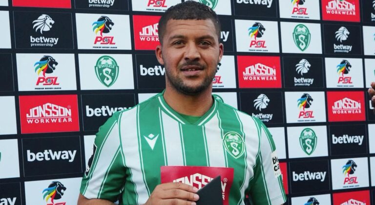 Grant Margeman with Siwelele FC