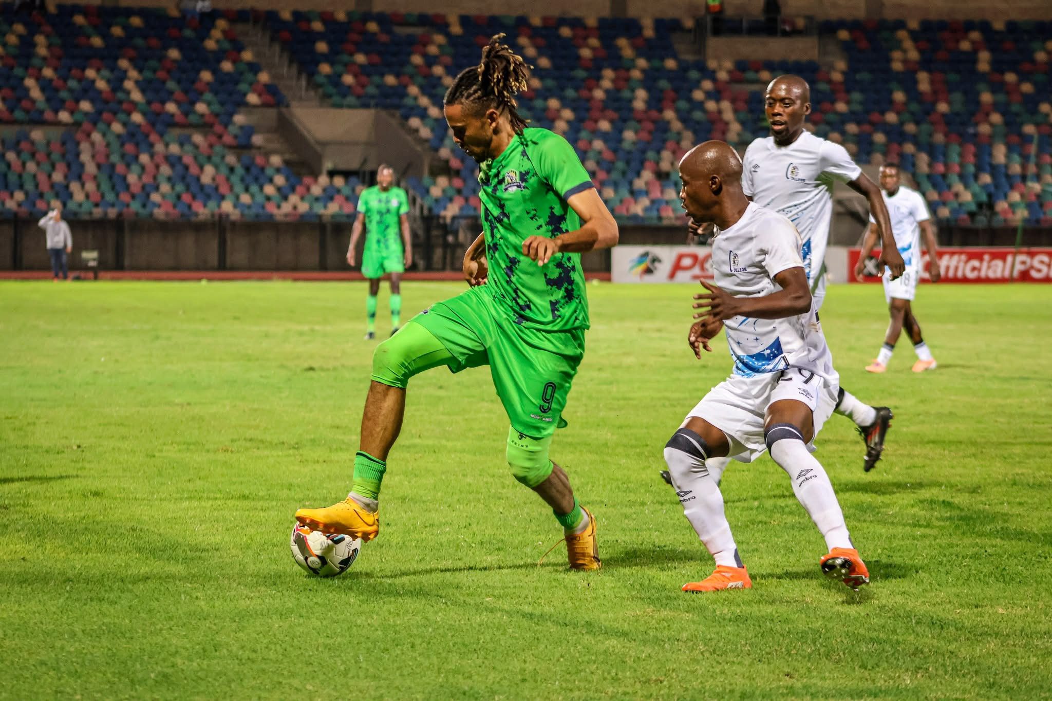 Jaisen Clifford during a game against Golden Arrows