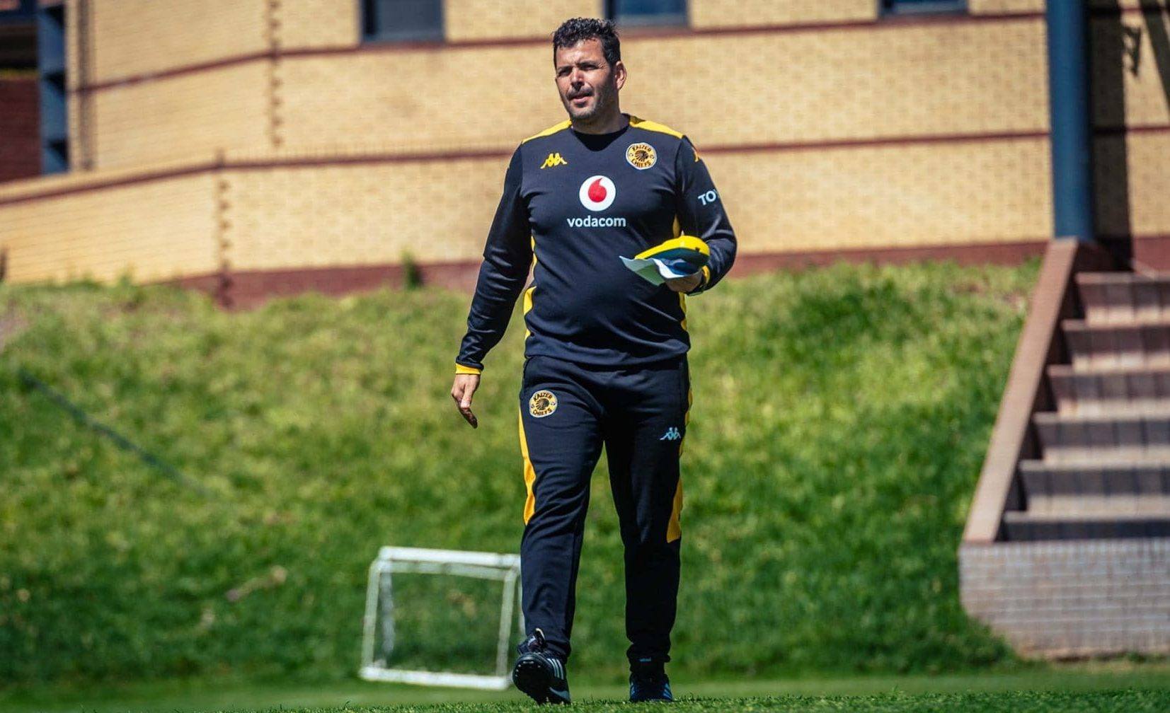 Kaizer Chiefs strength and conditioning coach Majdi Safi at training