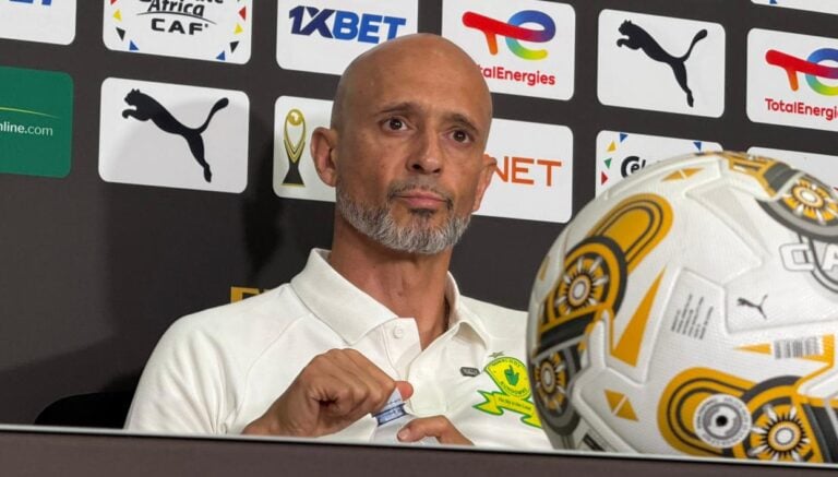 Mamelodi Sundowns head coach Miguel Cardoso
