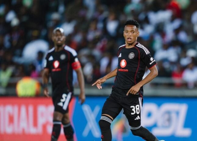 Relebohile Mofokeng plays for Orlando Pirates at the Orlando Amstel Arena. Image: Orlando Pirates