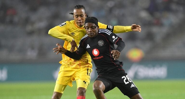 Orlando Pirates in action against Orbit College