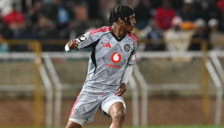Patrick Maswanganyi against Magesi FC