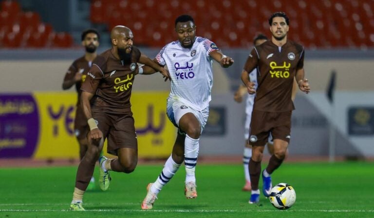 Ranga Chivaviro in action in Saudi Arabia