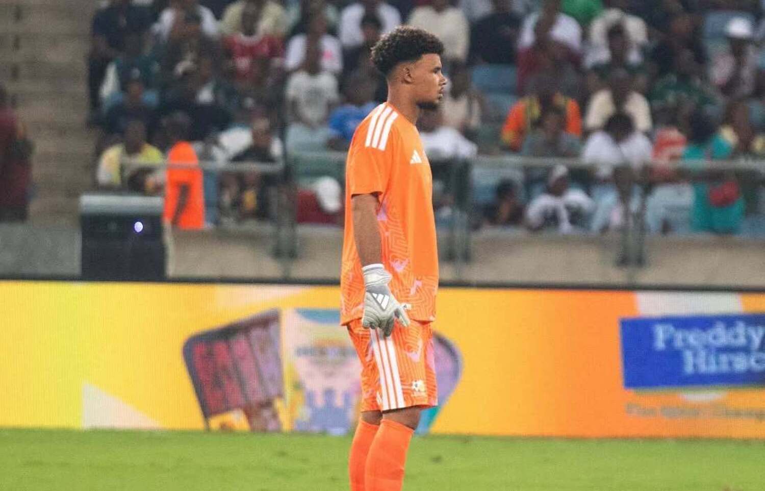 Ronwen Williams guarding goal for Bafana Bafana