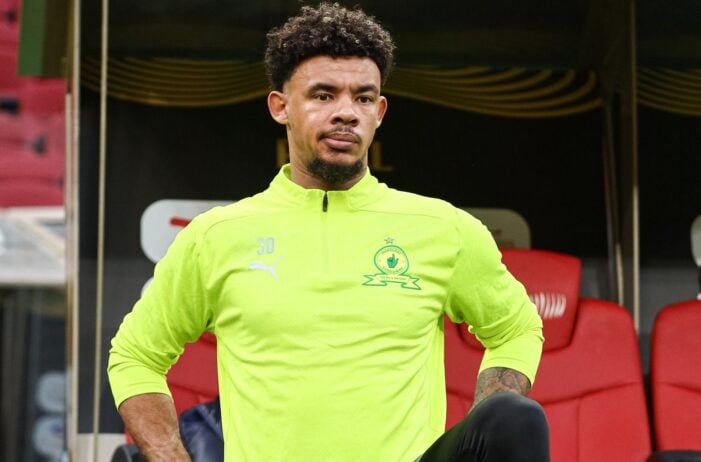 Ronwen Williams of Mamelodi Sundowns before a game