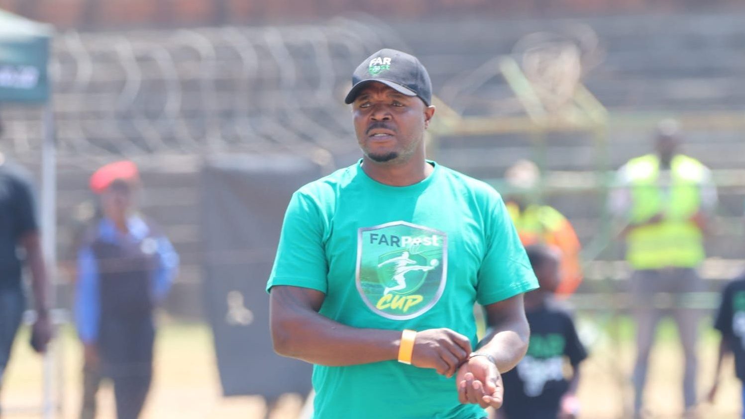 Former Bafana Bafana captain Aaron Mokoena during FARPost Cup