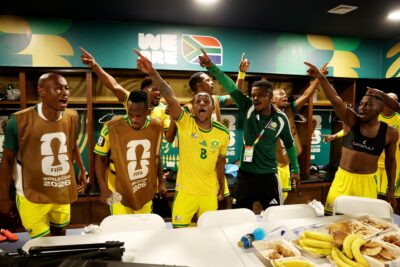 Bafana Bafana were in jubilant mood after beating South Korea on Thursday.