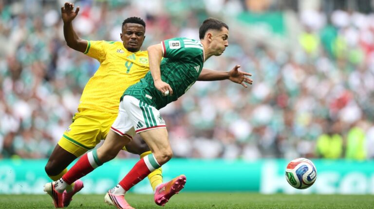 Bafana Bafana against Mexico