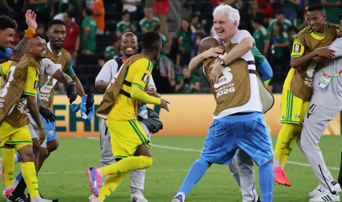 Bafana Bafana against South Korea. Picture courtesy of Bafana Bafana/X