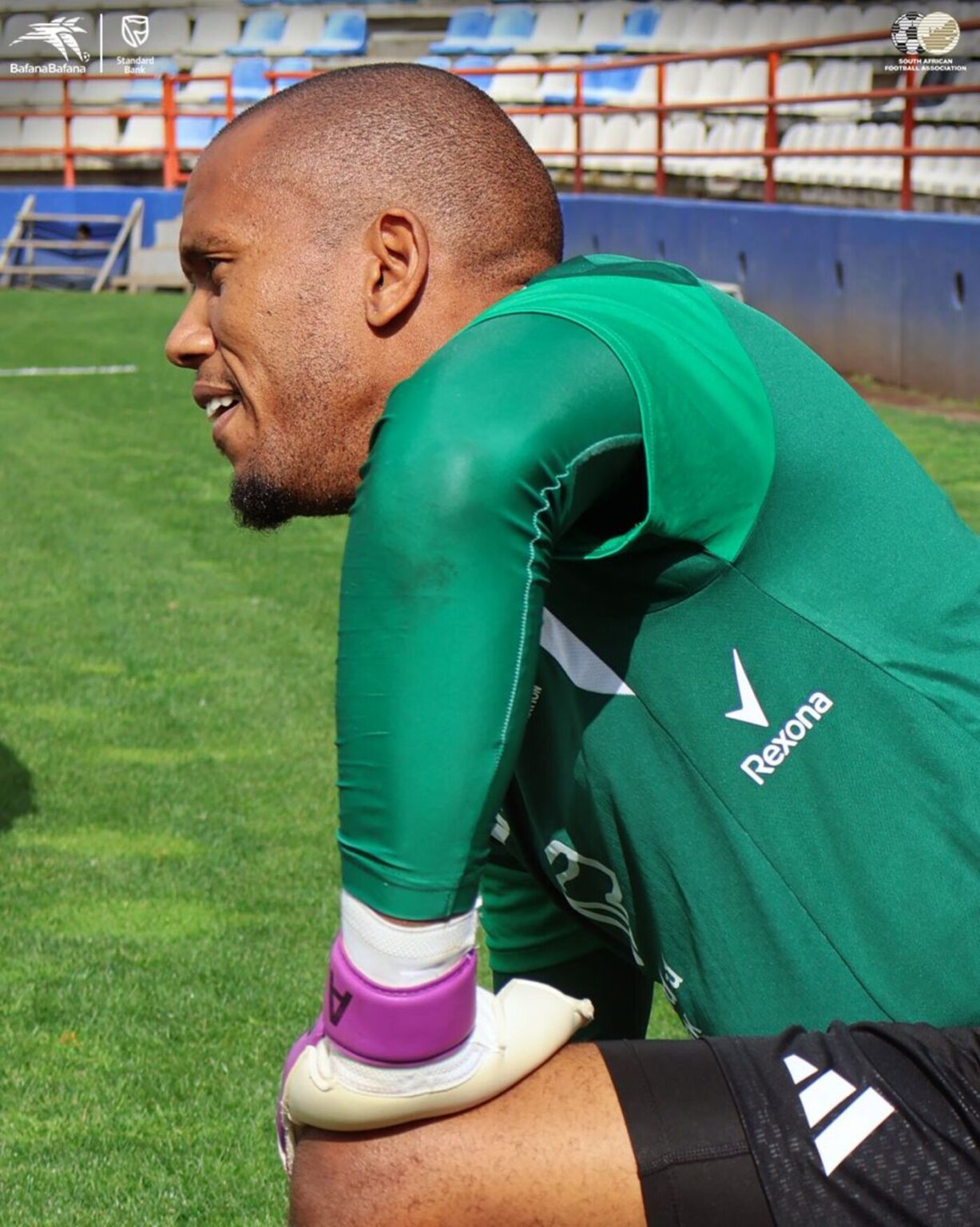 Bafana Bafana goalkeeper Ricardo Goss