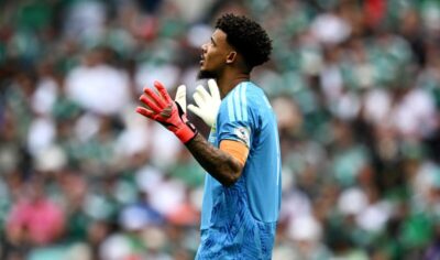 Ronwen Williams in Bafana Bafana colours