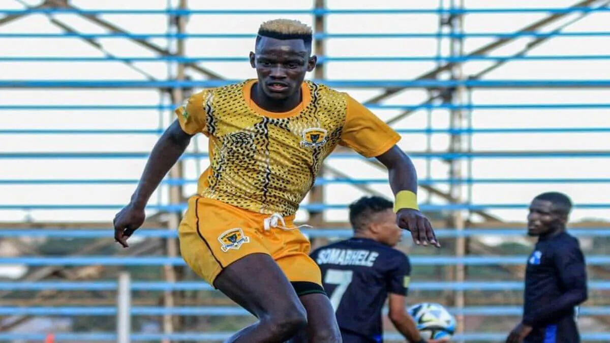 Bethuel Muzeu in action for Black Leopards