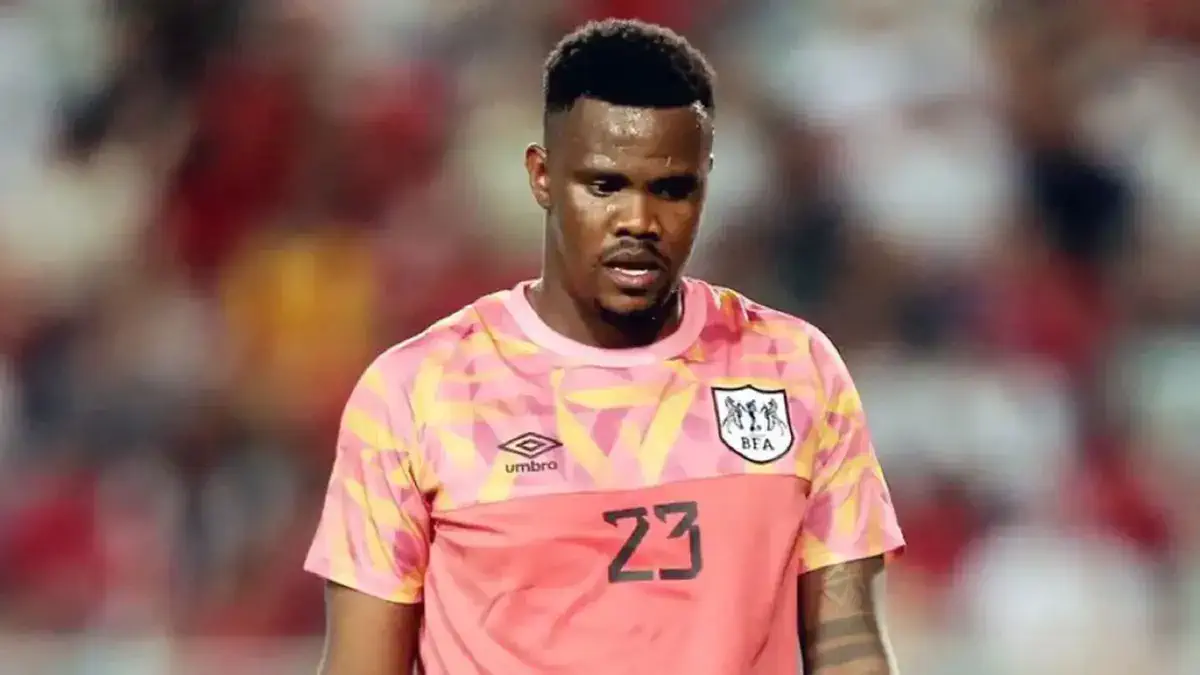 Botswana national team goalkeeper Goitseone Phoko