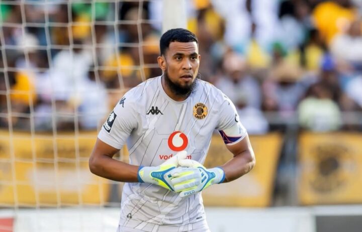 Kaizer Chiefs goalkeeper Brandon Petersen during a Betway Premiership match