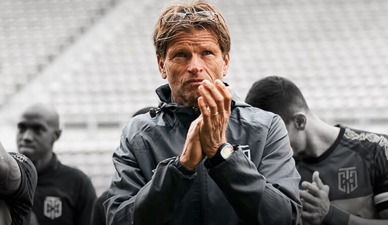Jan Vreman with Cape Town City FC
