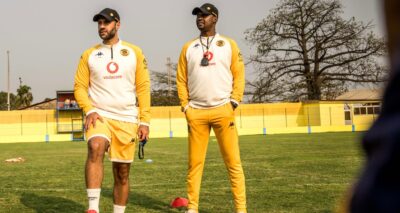 Kaizer Chiefs co-coaches Cedric Kaze and Khalil Ben Youssef