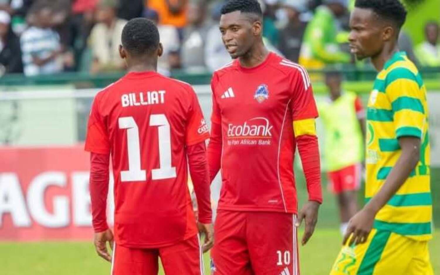 Khama Billiat and Walter Musona during a Scottland FC match against Hardrock FC