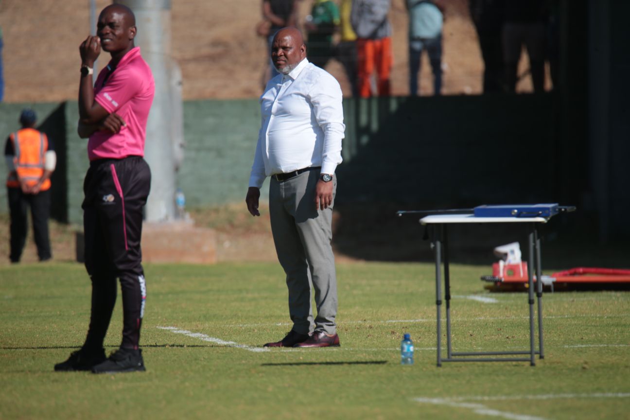 Mogarn Mammila on the touchline during his stint at Baroka FC